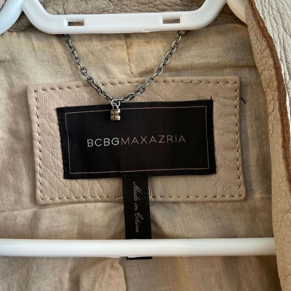 BCBG Leather Jacket - Picture 2 of 9